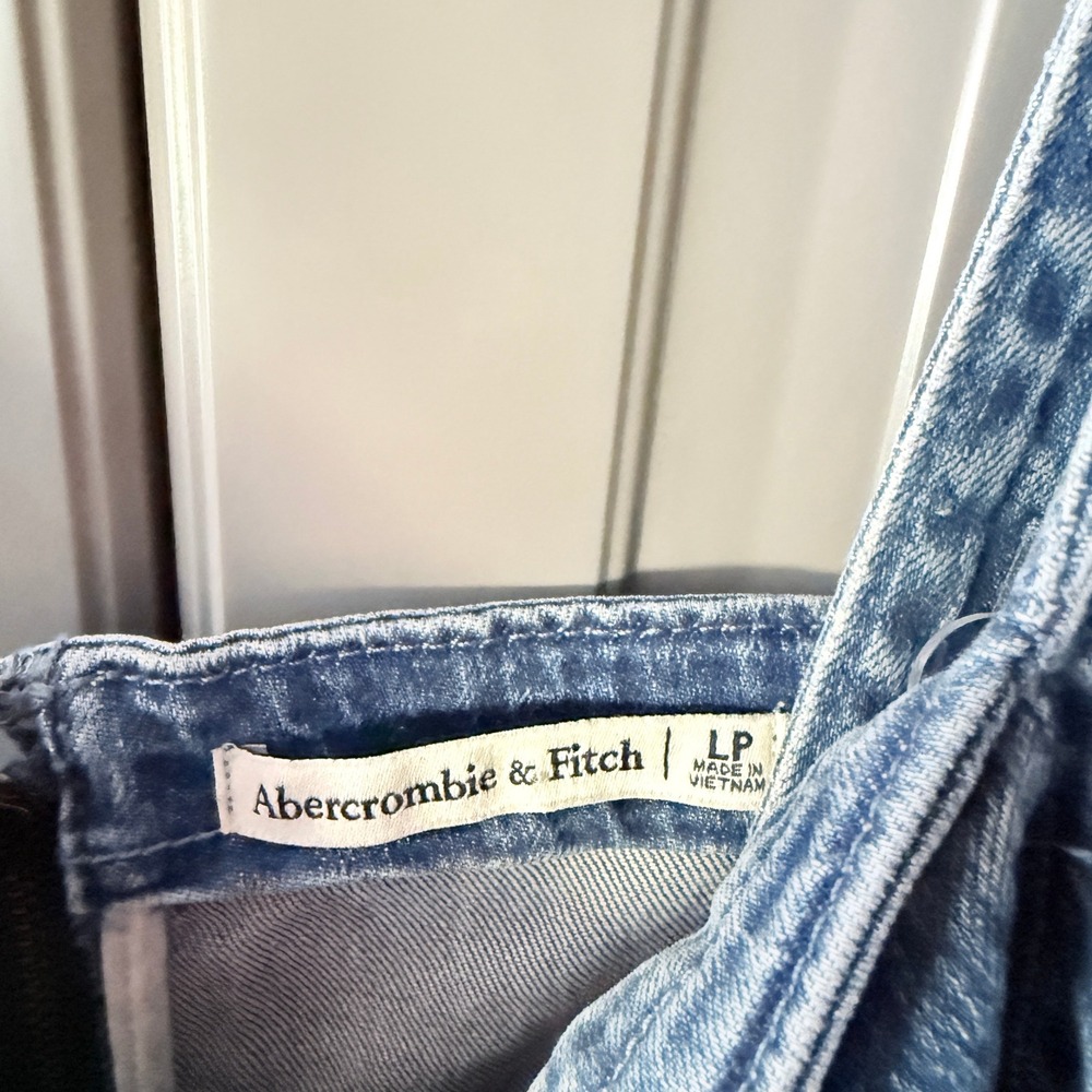 Abercrombie & Fitch Mila Denim Midi Dress, Medium Wash, LP - Picture 3 of 11